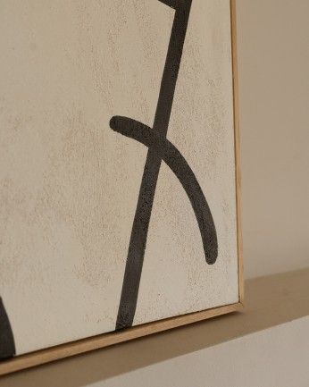 Cuadro Kanji Negro Sin marco