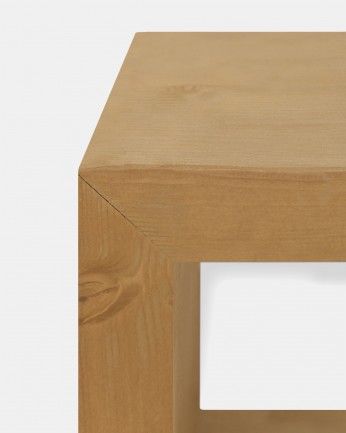 Boston - Mueble de TV de madera maciza en tono olivo de varias medidas