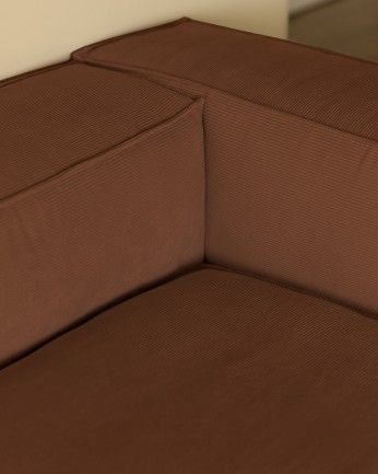 Sofá Lincoln chaiselongue derecha Coral 