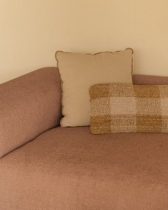 Sofá Bruce chaiselongue recto izquierda Rosa 