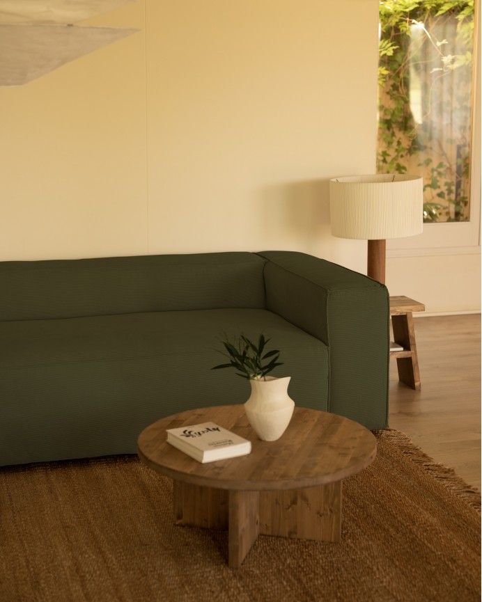 Sofá Lincoln chaiselongue izquierda Verde 