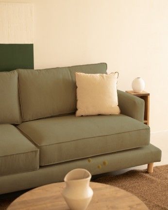 Sofá Calvin chaiselongue izquierda Verde 