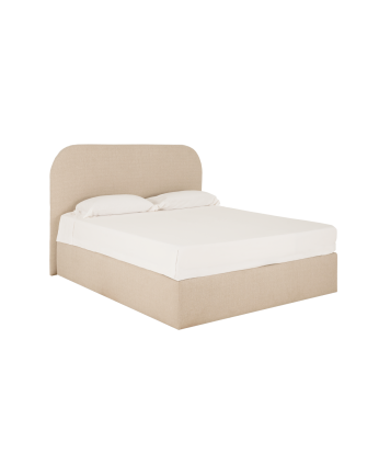 Cama con canape Leo beige