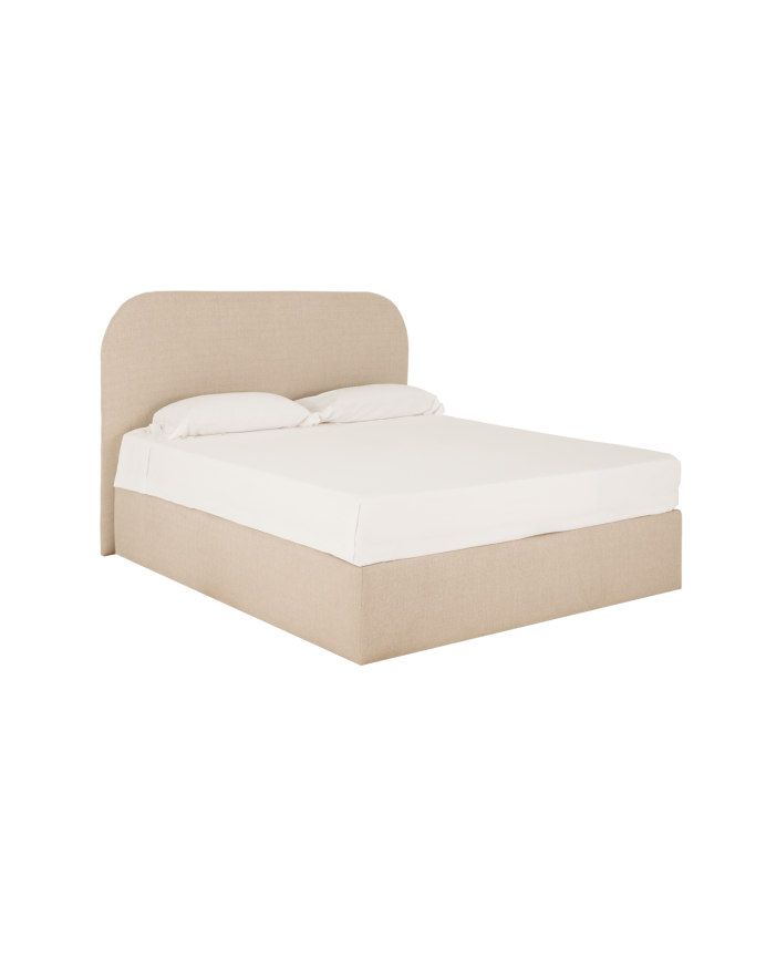 Cama con canape Leo beige