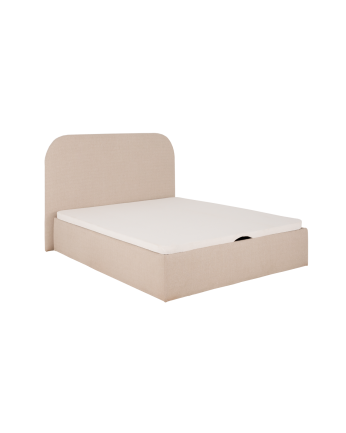 Cama con canape Leo beige