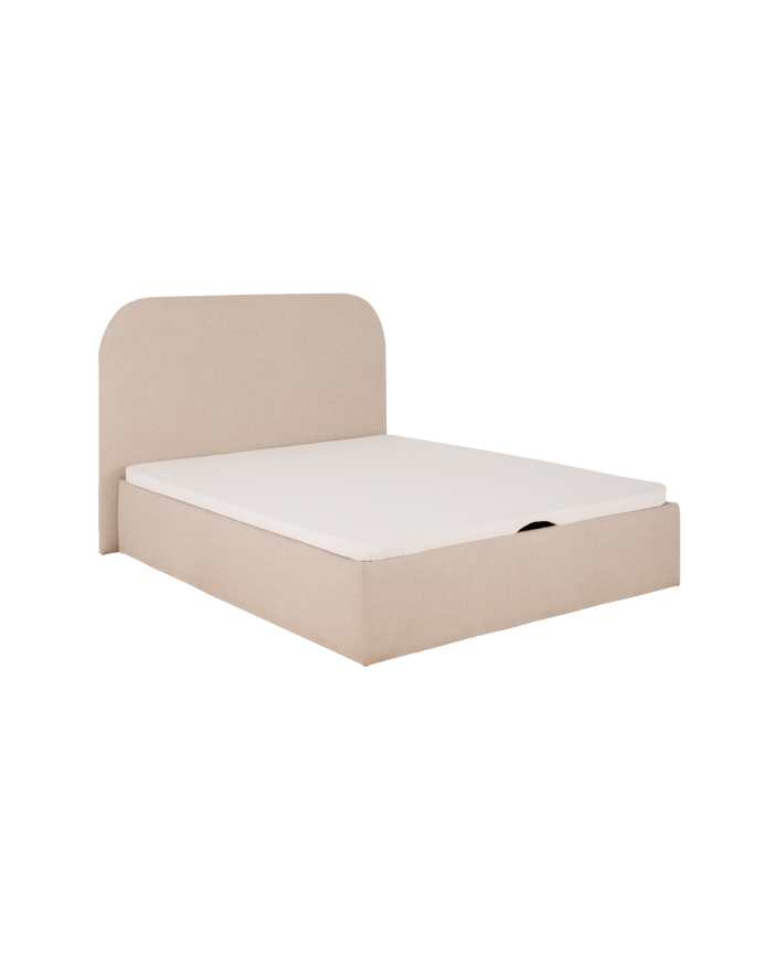 Cama con canape Leo beige