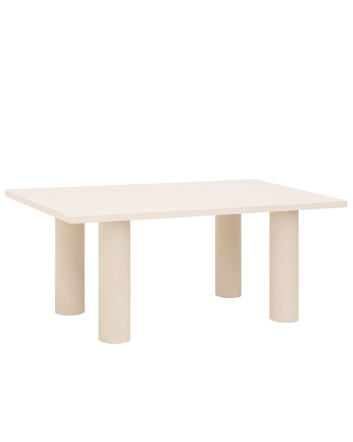 Mesa de comedor rectangular Kenzo IV Blanca