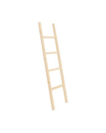 Tolkien - Escalera de madera maciza en tono natural de 150x41cm
