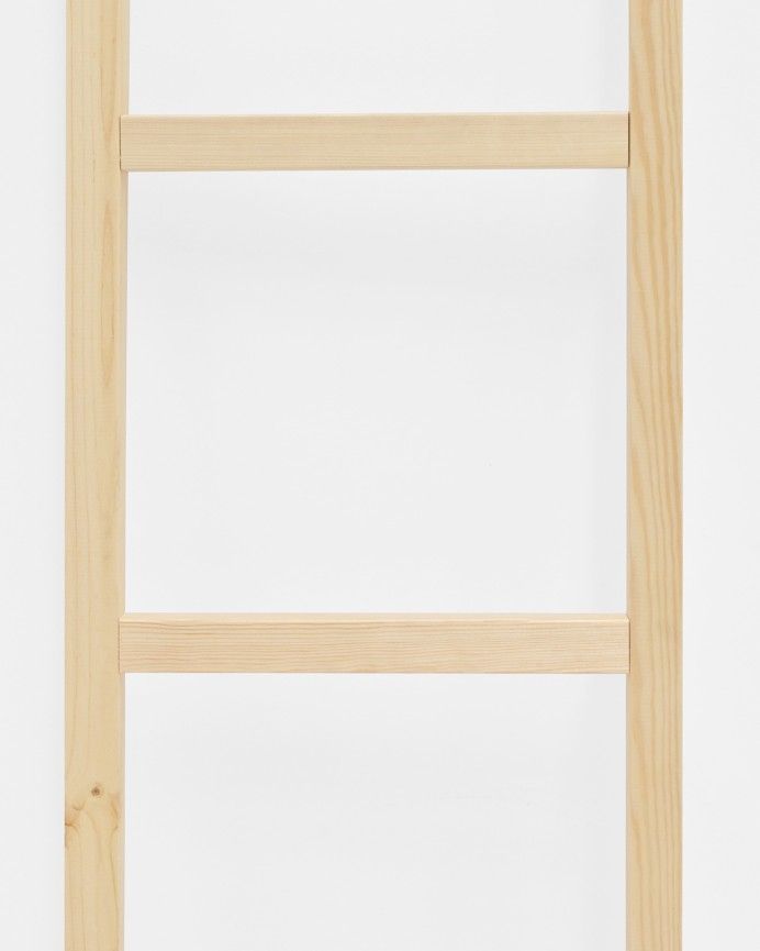 Tolkien - Escalera de madera maciza en tono natural de 150x41cm