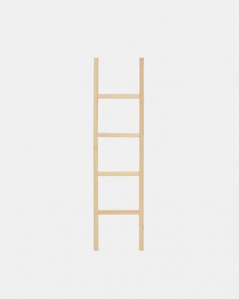 Tolkien - Escalera de madera maciza en tono natural de 150x41cm
