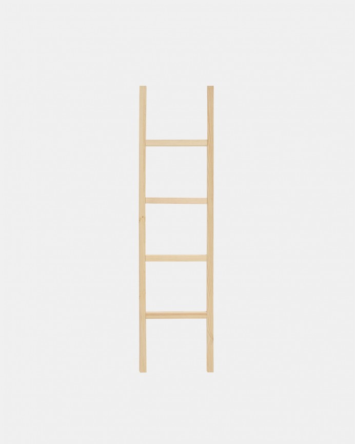 Tolkien - Escalera de madera maciza en tono natural de 150x41cm