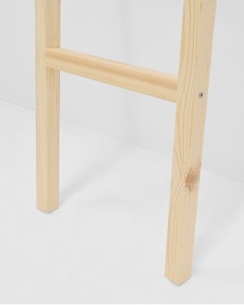 Tolkien - Escalera de madera maciza en tono natural de 150x41cm