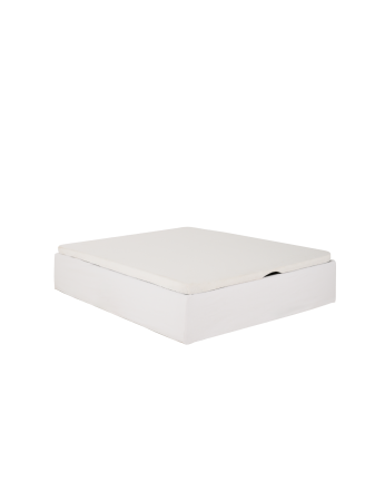 Marlon - Funda para canapé desenfundable de lino blanco para colchón de varias medidas
