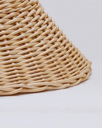 Bambi - Lámpara de techo elaborada con mimbre natural en varias medidas
