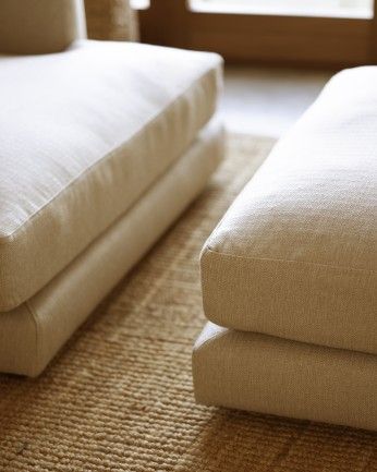 Camila - Sofá con chaise longue derecho tono beige de varias medidas