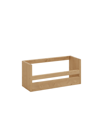 Box - Estante zapatero de madera maciza en tono roble medio de varias medidas