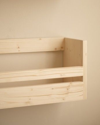Box - Estante zapatero de madera maciza en tono natural de varias medidas