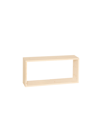 Leyre - Mueble auxiliar de madera maciza en tono natural