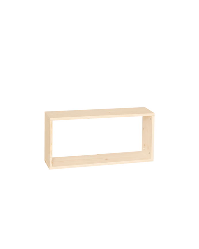 Leyre - Mueble auxiliar de madera maciza en tono natural