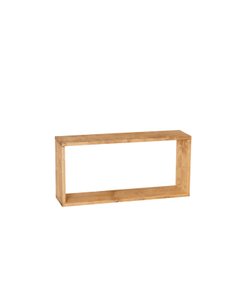 Leyre - Mueble auxiliar de madera maciza en tono roble medio