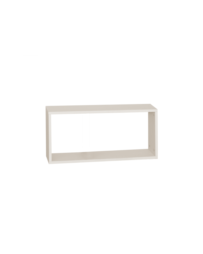 Leyre - Mueble auxiliar de madera lacada en tono beige
