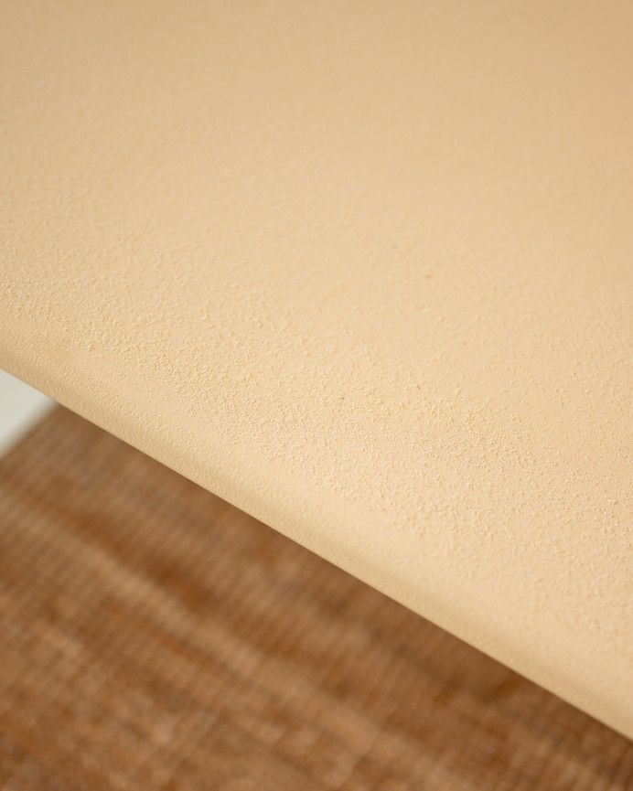 Haruto - Mesa de centro de microcemento tono blanco roto de varias medidas