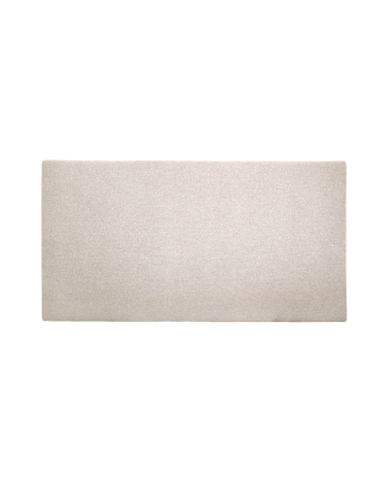 Bayron - Cabecero tapizado de poliéster liso en color beige de varias medidas