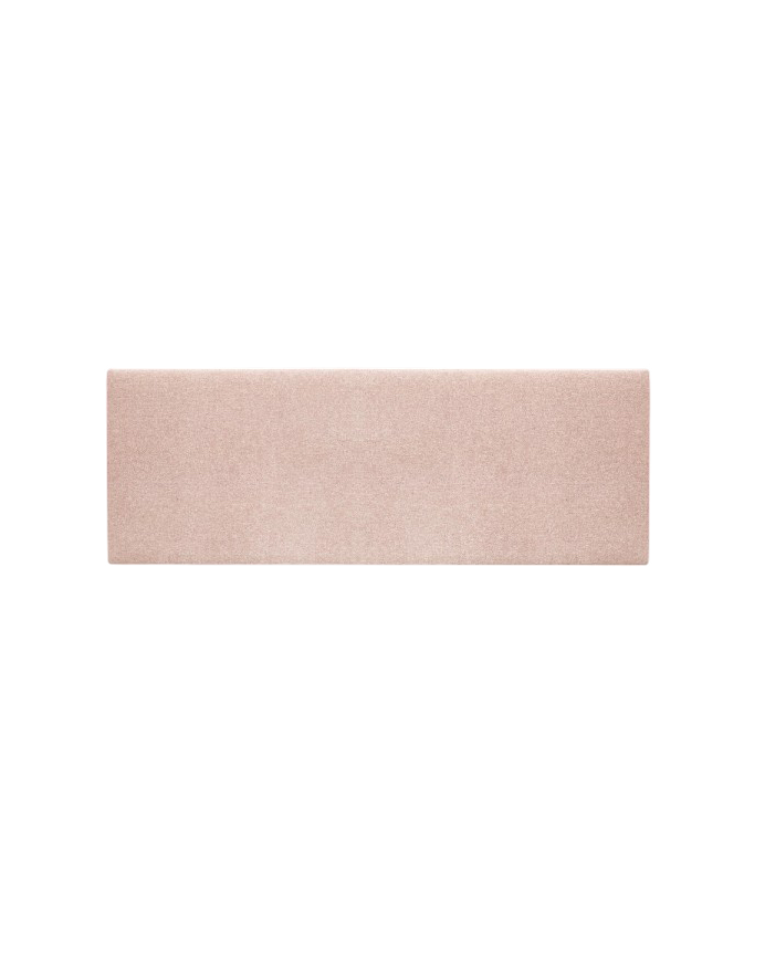 Elena - Cabecero tapizado de poliéster liso en color rosa palo de varias medidas
