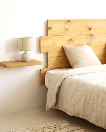Cabecero de madera Breda III olivo
