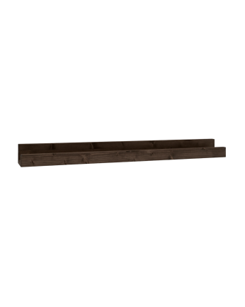 Ethan - Estante de madera maciza flotante tono roble avellana 100cm