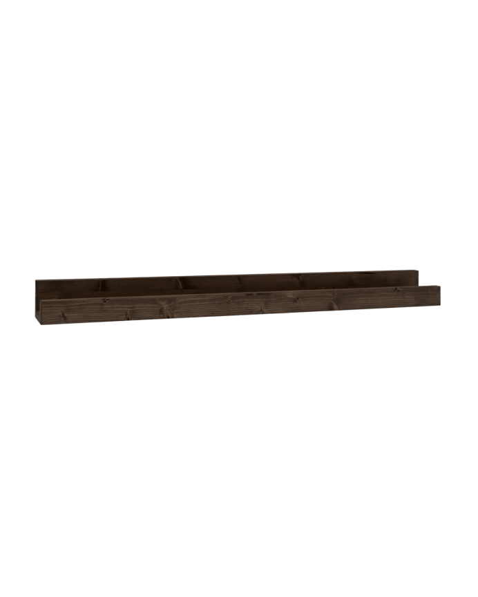 Ethan - Estante de madera maciza flotante tono roble avellana 100cm