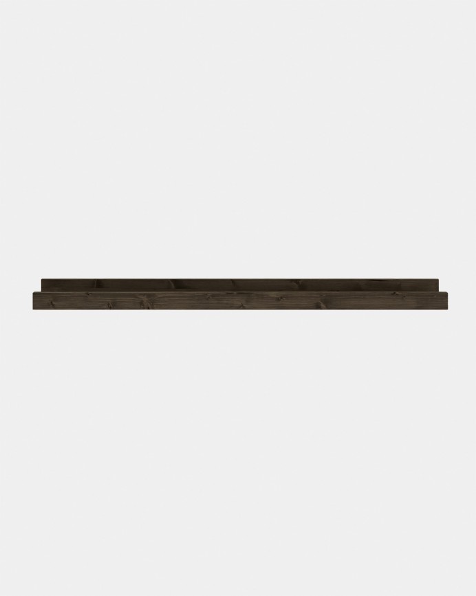 Ethan - Estante de madera maciza flotante tono roble avellana 100cm