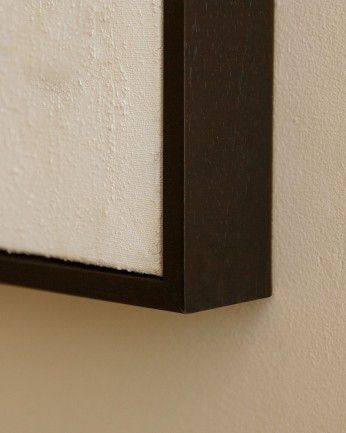 Ari - Cuadro teja decorativo sobre algodón con bastidor de madera pintado artesanalmente con pintura al óleo en varias medidas